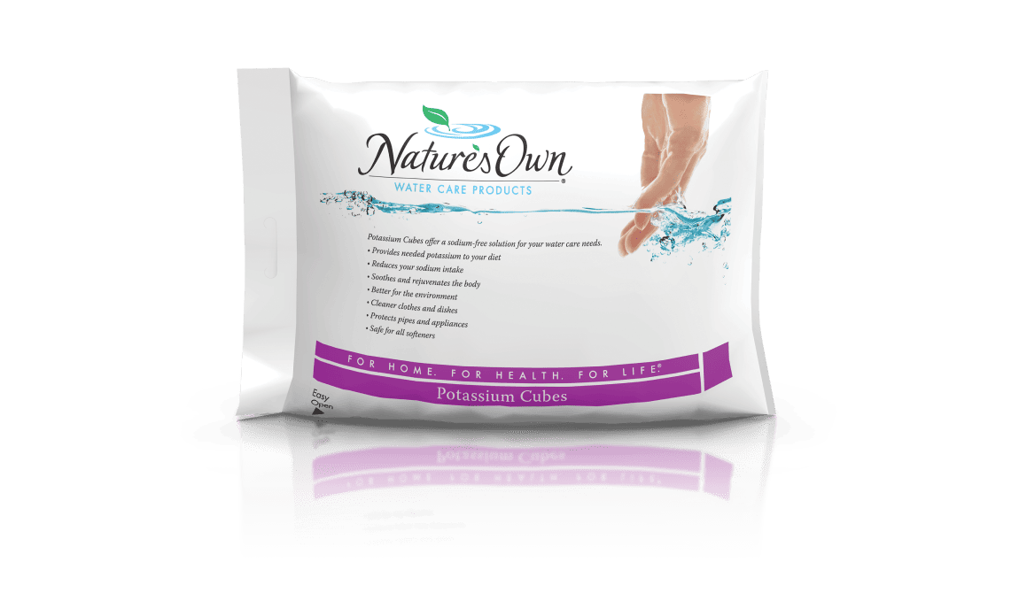 A bag of Nature’s Own potassium cubes.